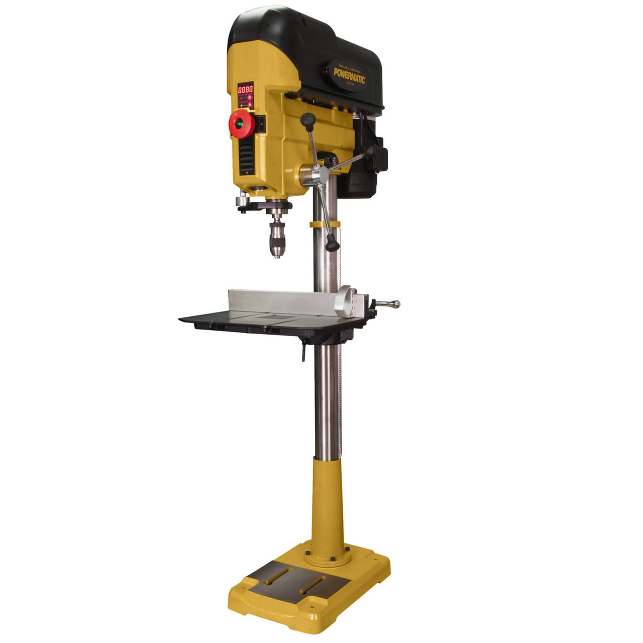Drill press boring pip holes